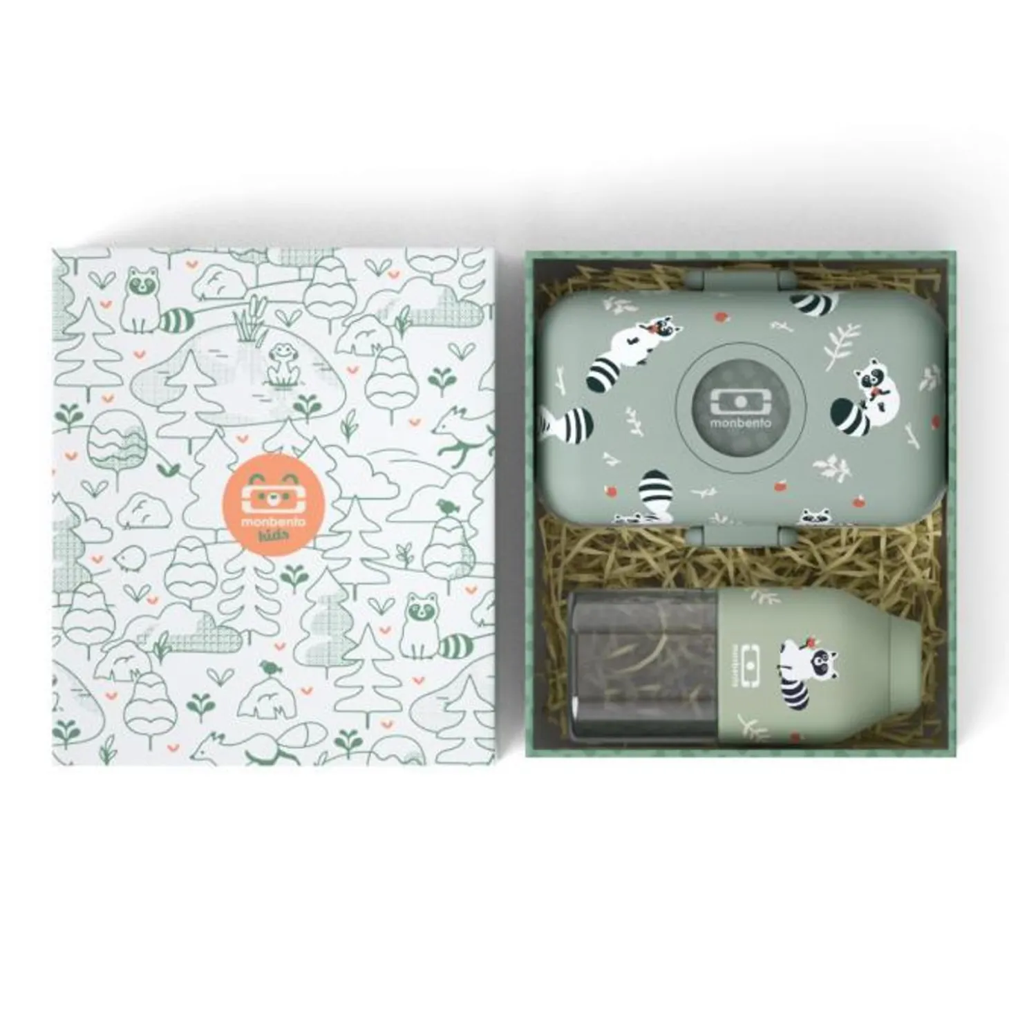 Coffret Cadeau Enfants Mb Tresor Vert Raccoon