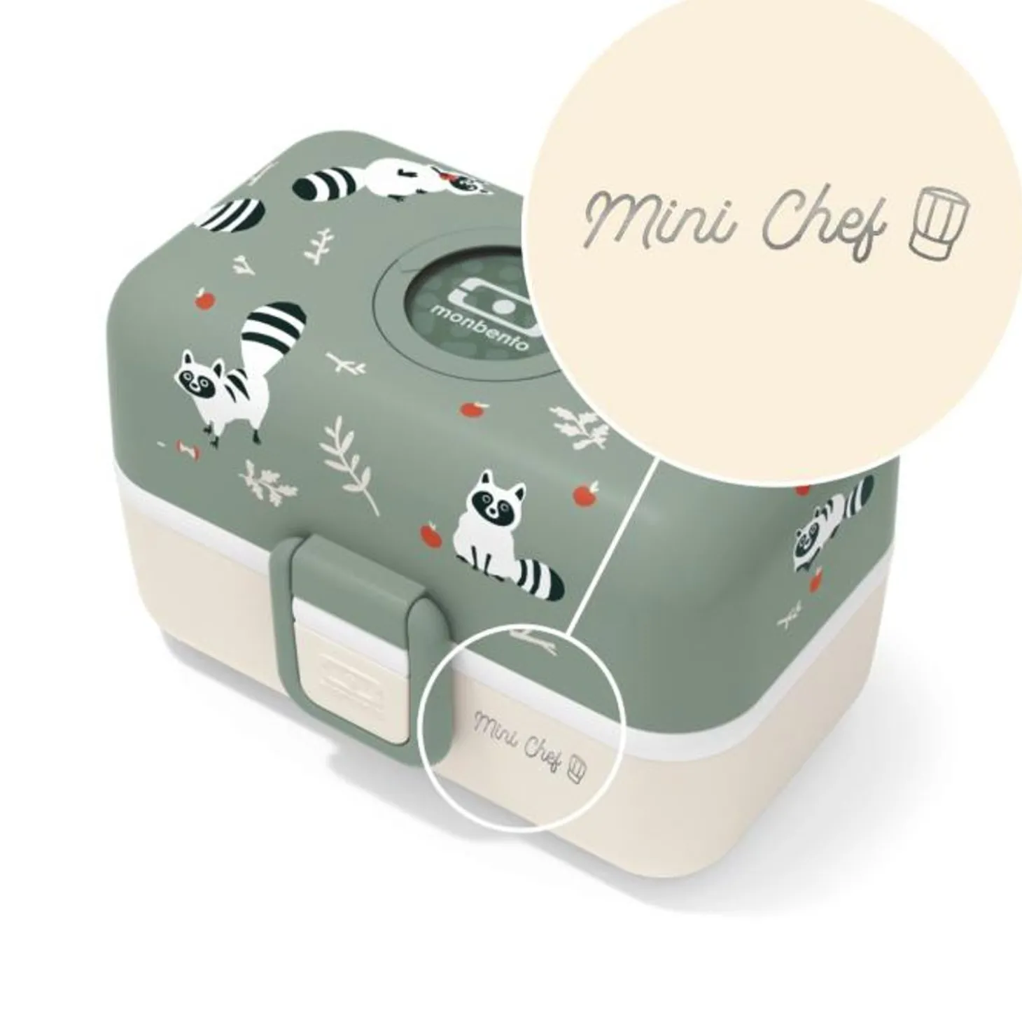 Set Lunch Box Parent/Enfant Vert "Best Chef/Mini Chef"