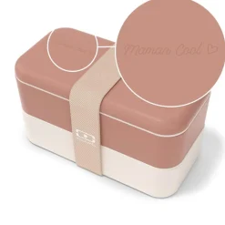 Set Lunch Box Parent/Enfant Rose "Maman Cool/Mini Cool"