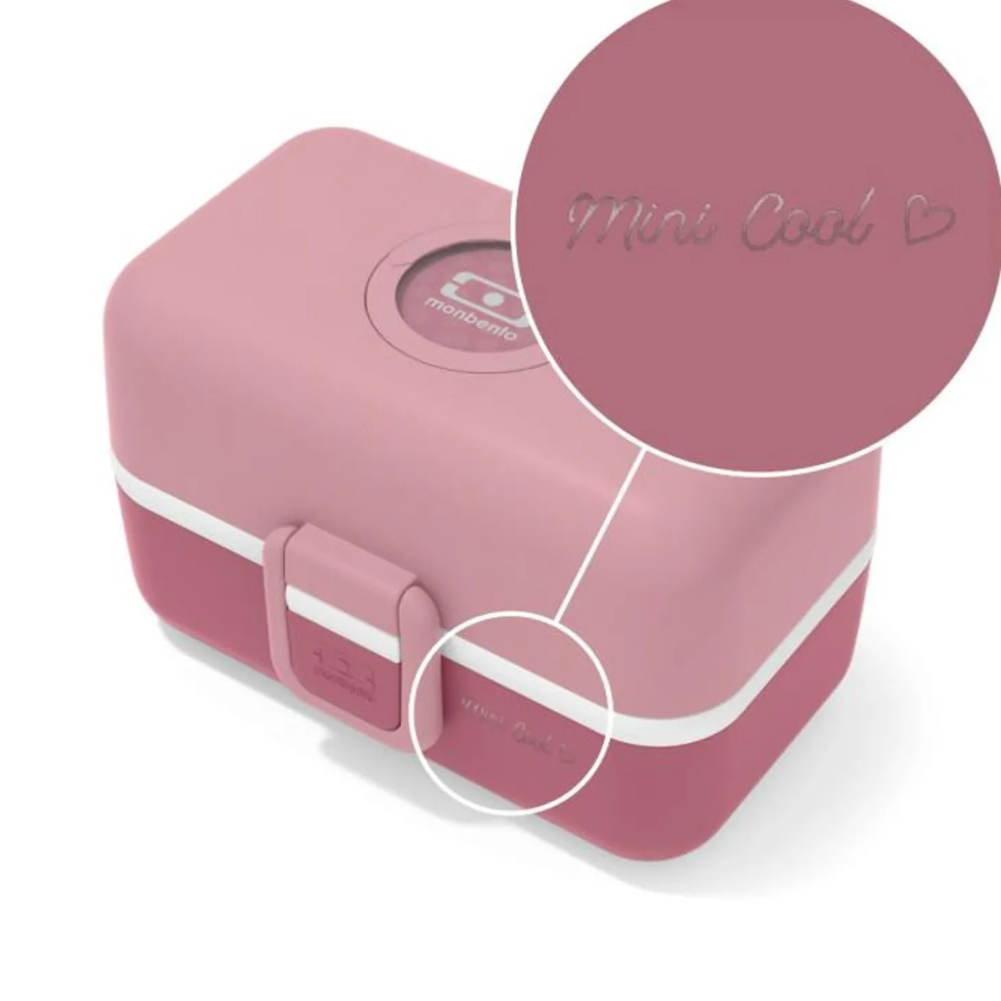 Set Lunch Box Parent/Enfant Rose "Maman Cool/Mini Cool"