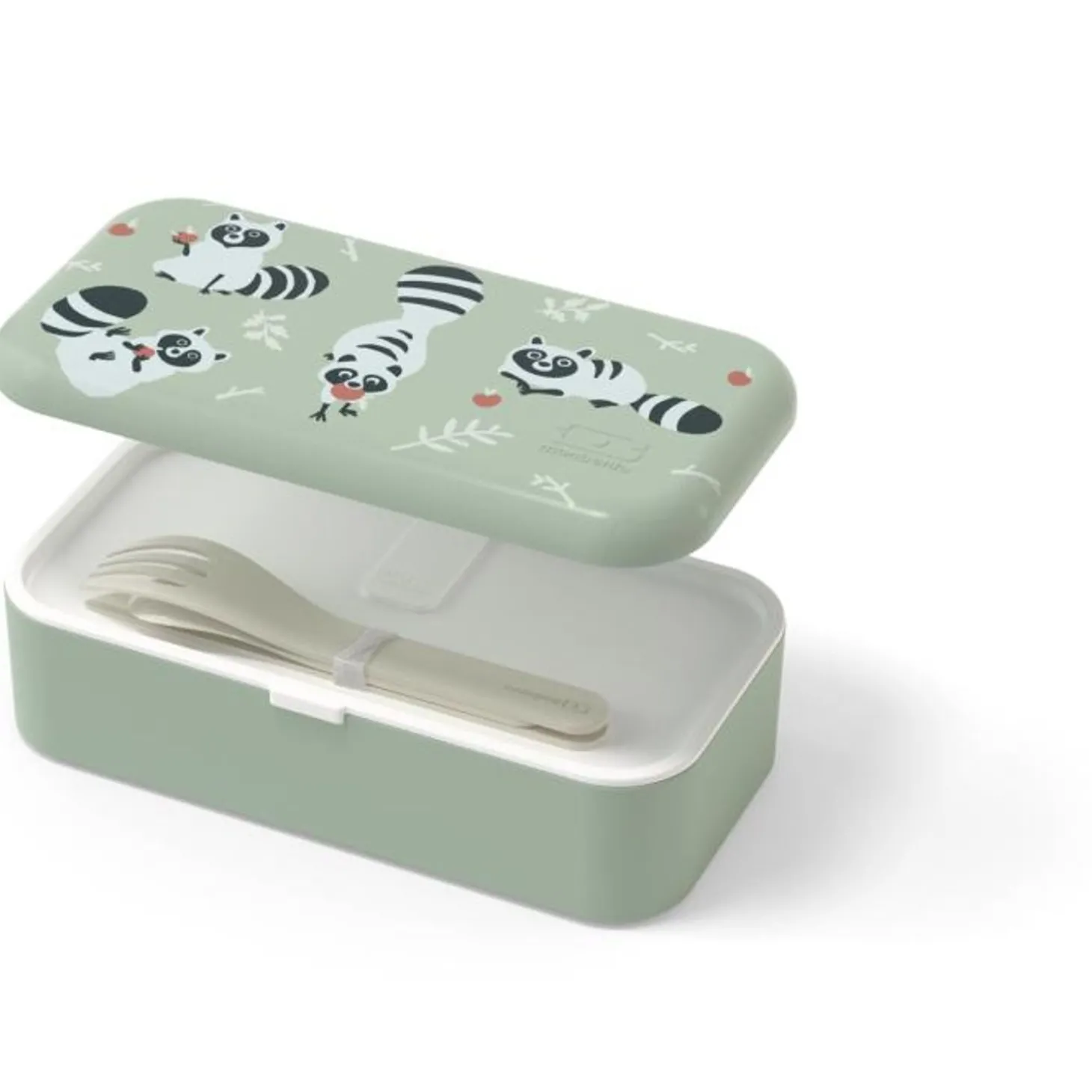 Set Mb Foodie Vert Raccoon + Couverts